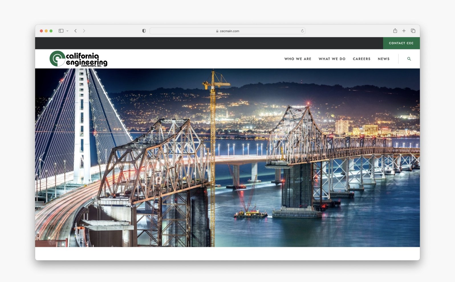 California Engineering Contractors Launches New Website