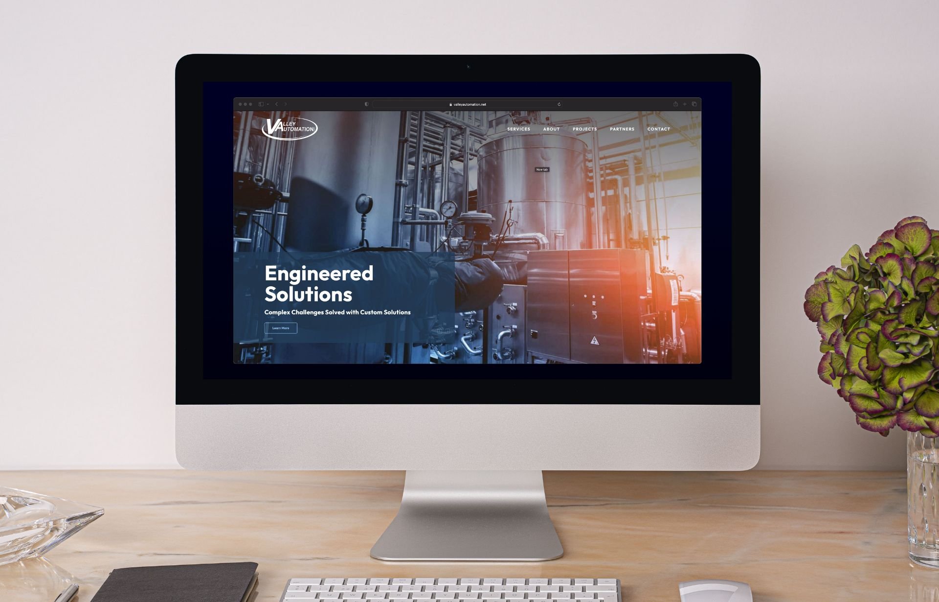 Valley Automation website preview